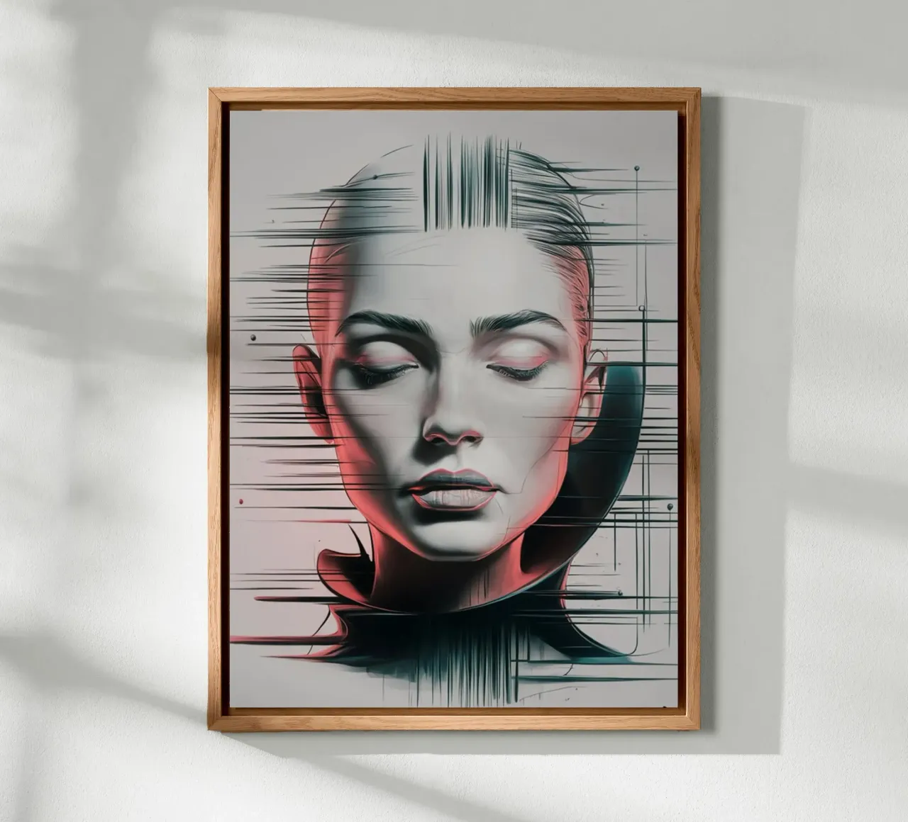 Donna Sci-fi alluminio dibond da dinem
