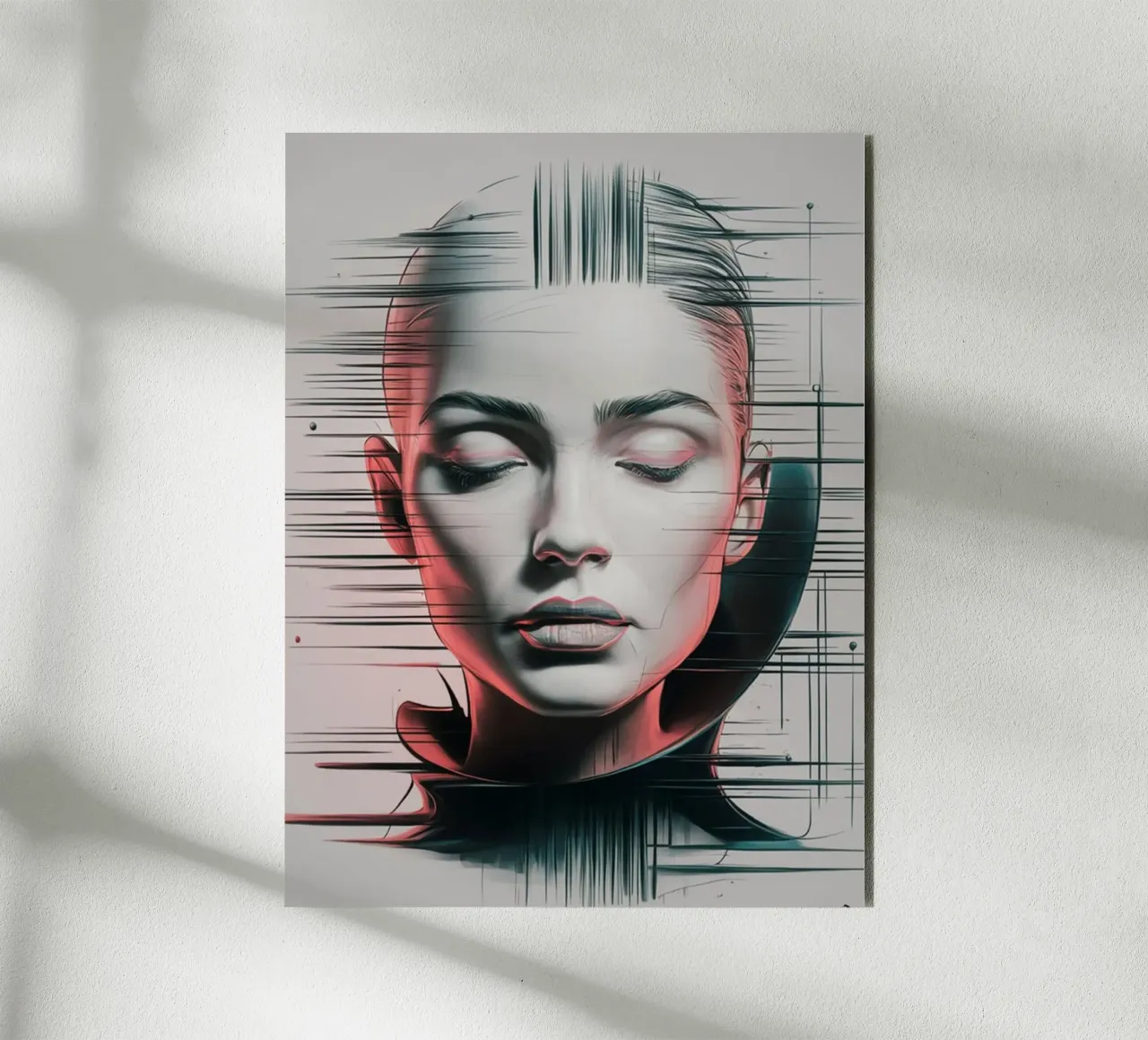 Donna Sci-fi alluminio dibond da dinem