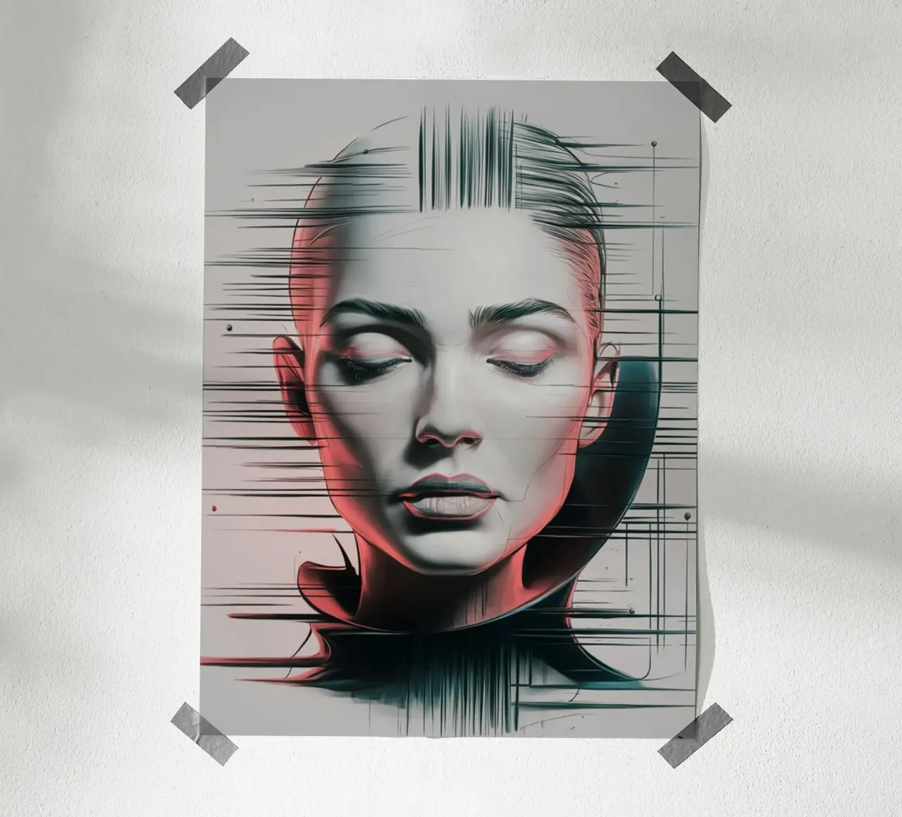 Donna Sci-fi poster da dinem