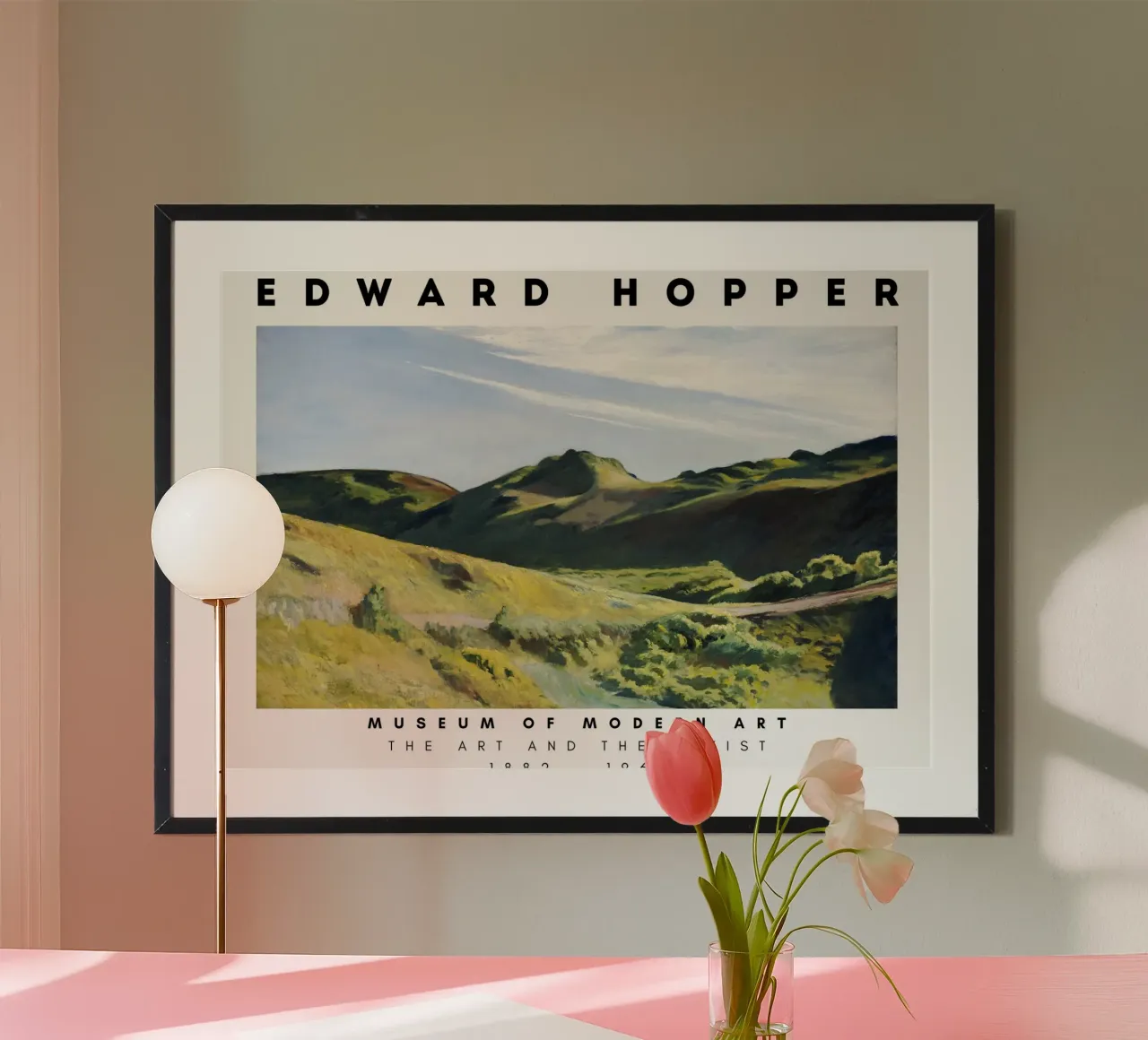Edward Hopper La gobba del cammello - Realismo americano poster da NorwesClub