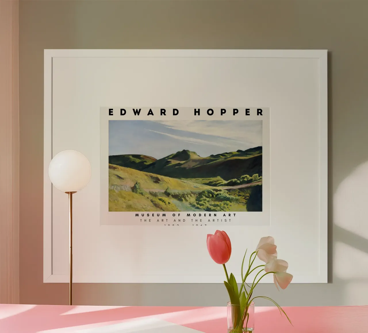 Edward Hopper La gobba del cammello - Realismo americano poster da NorwesClub