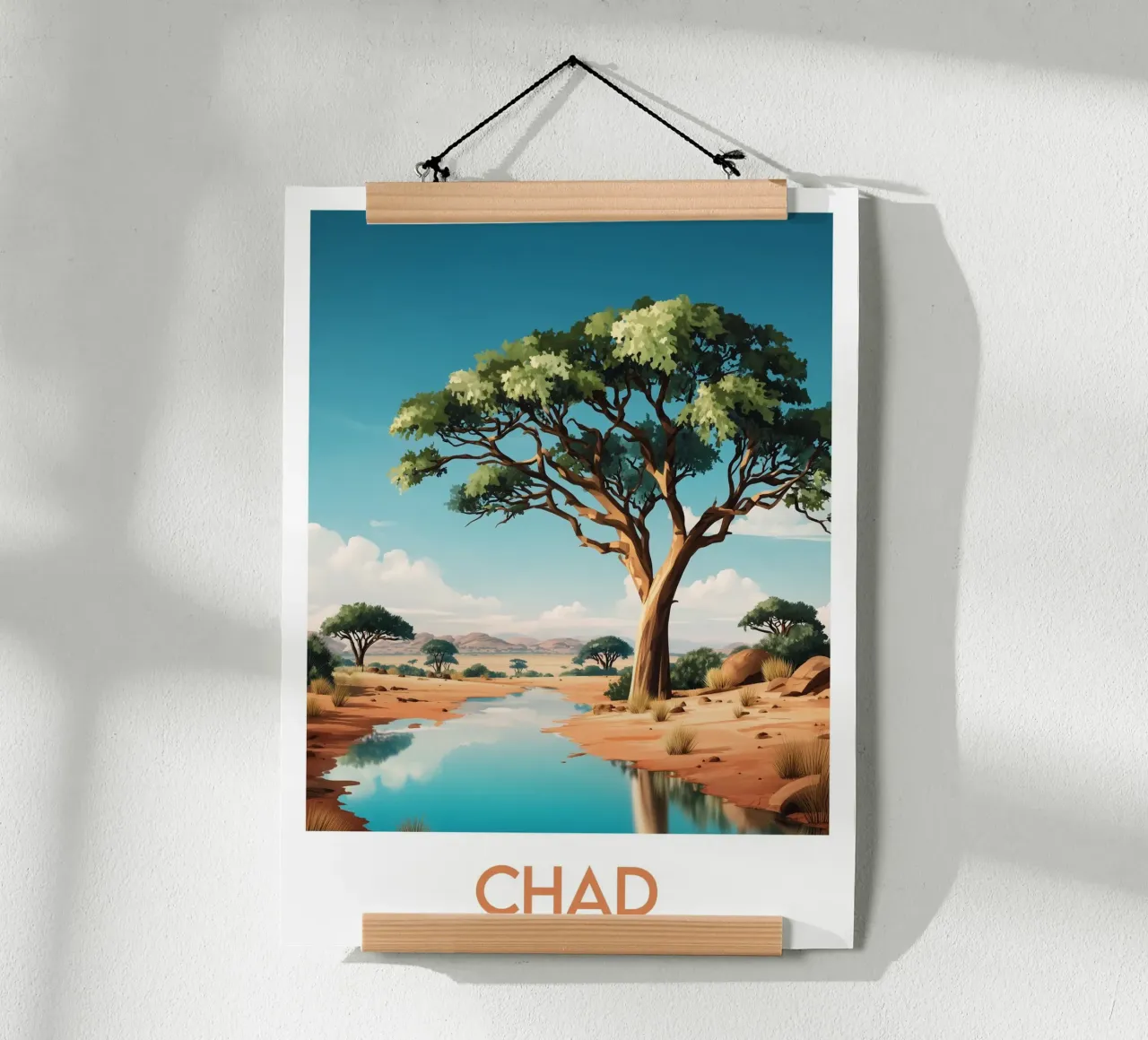 Affiche Chad poster da Frame the World