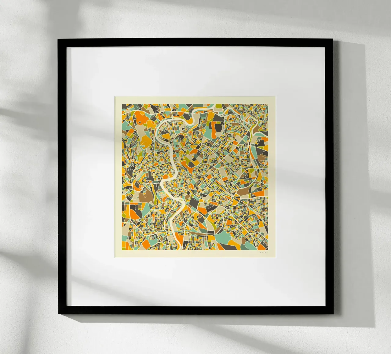 Rome Map poster by Jazzberry Blue