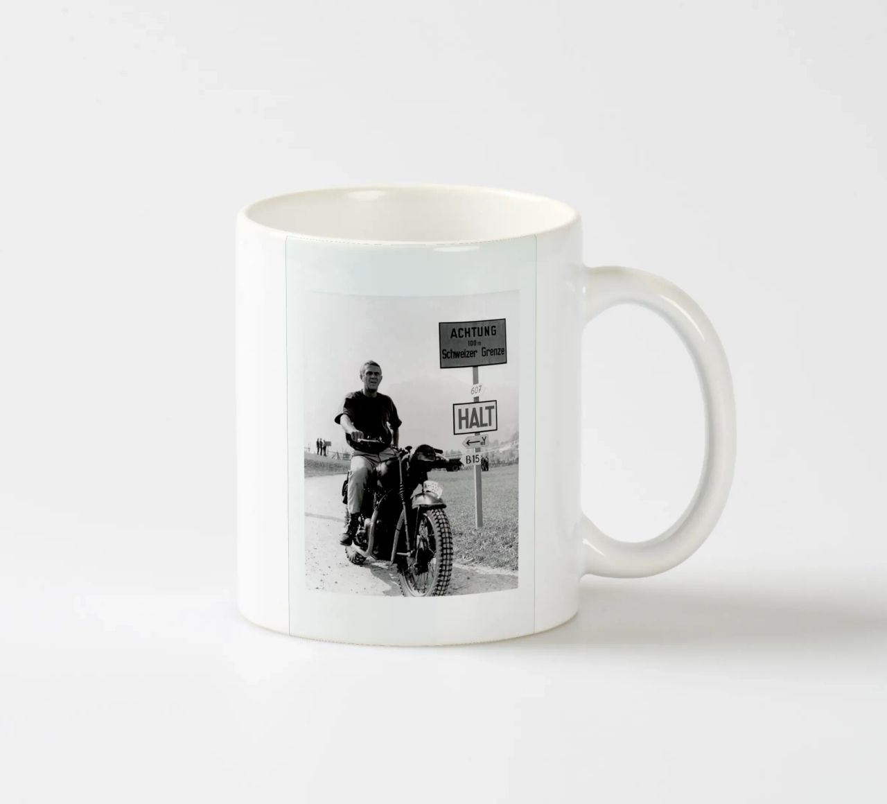 Steve McQueen "The Great Escape" 1963 tazza in ceramica da Gallery Print and Art Limited