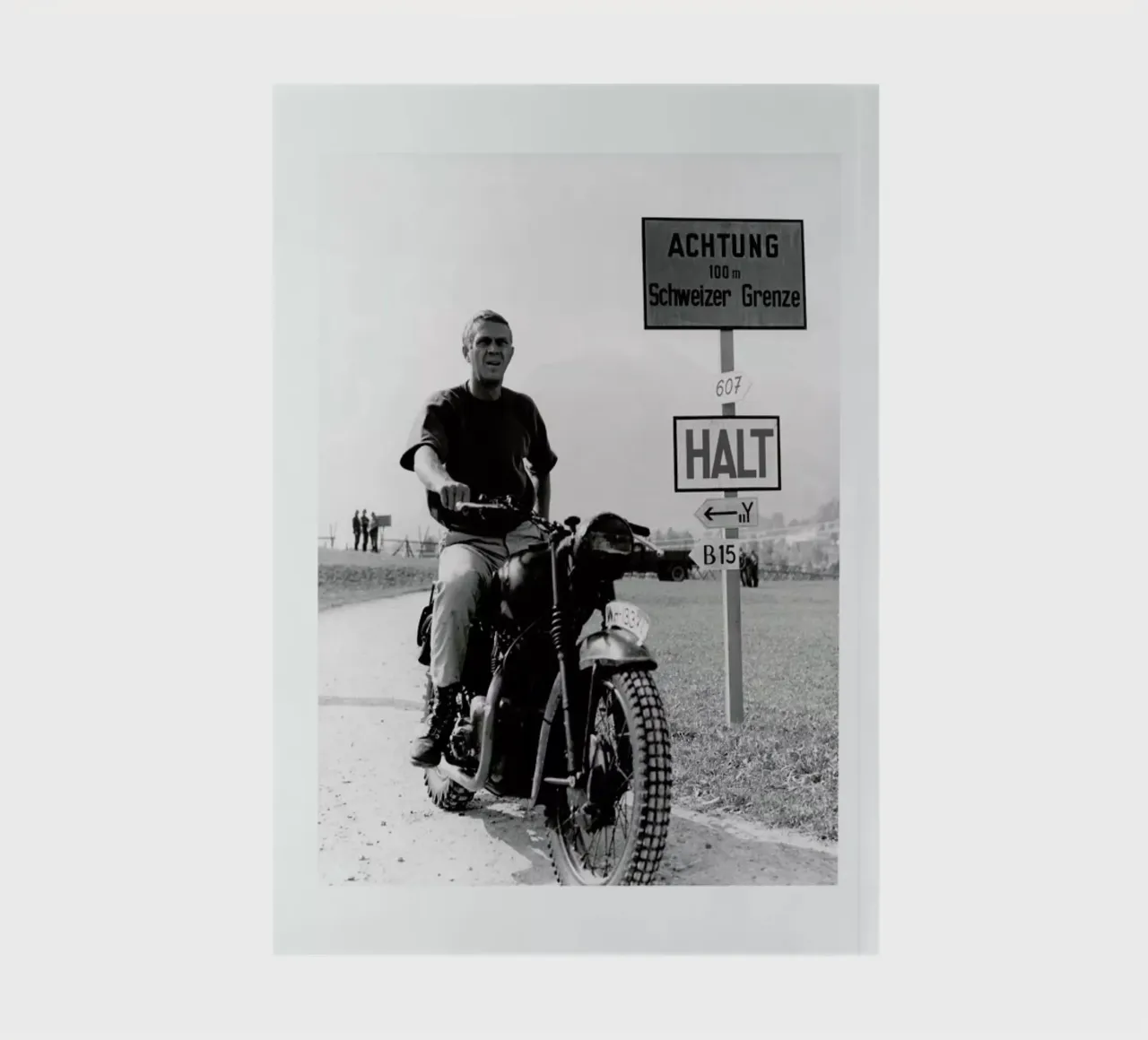 Steve McQueen "The Great Escape" 1963 notebook by Gallery Print and Art Limited
