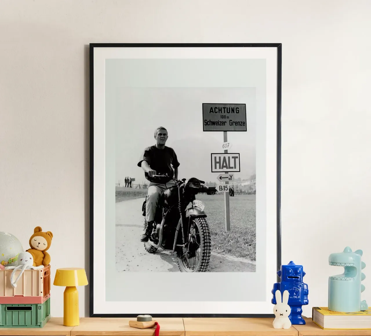Steve McQueen "The Great Escape" 1963 carta hahnemühle da Gallery Print and Art Limited