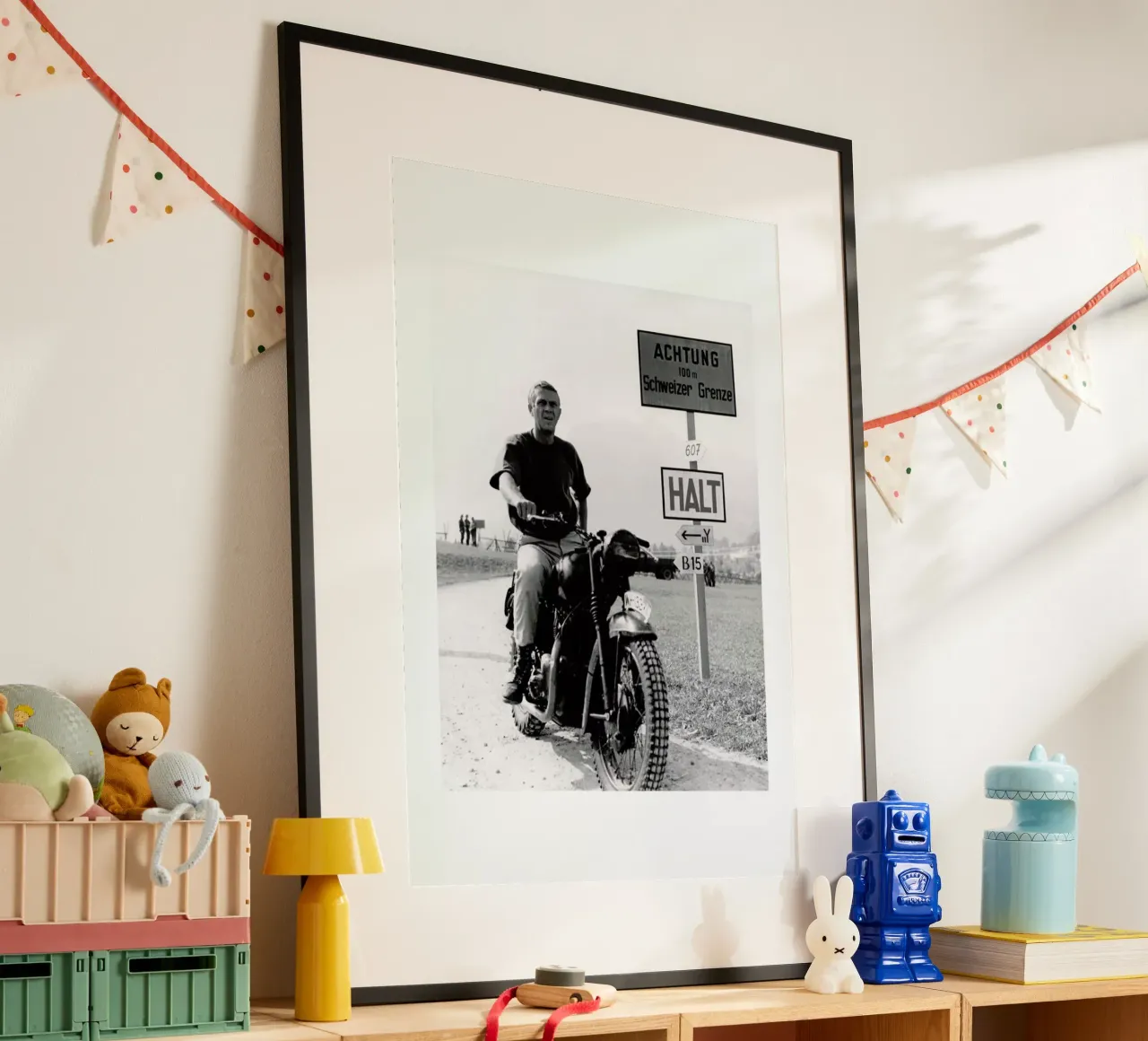 Steve McQueen "The Great Escape" 1963 carta hahnemühle da Gallery Print and Art Limited