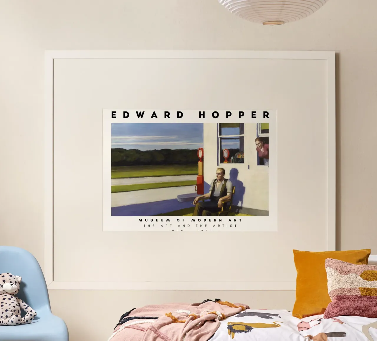 Edward Hopper Strada a quattro corsie - Arte del realismo americano poster da NorwesClub