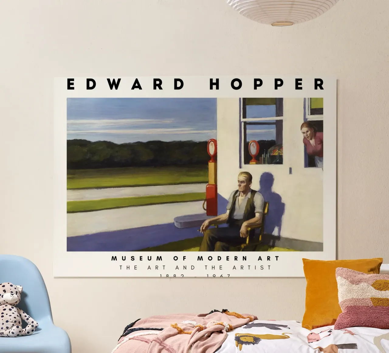 Edward Hopper Strada a quattro corsie - Arte del realismo americano poster da NorwesClub