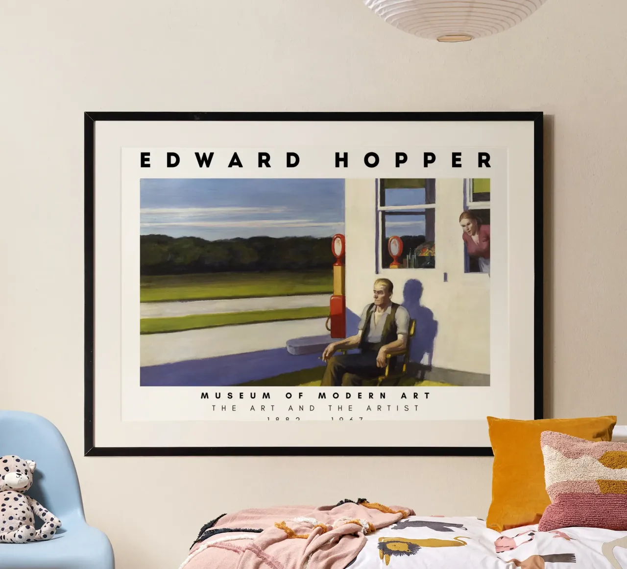 Edward Hopper Strada a quattro corsie - Arte del realismo americano poster da NorwesClub