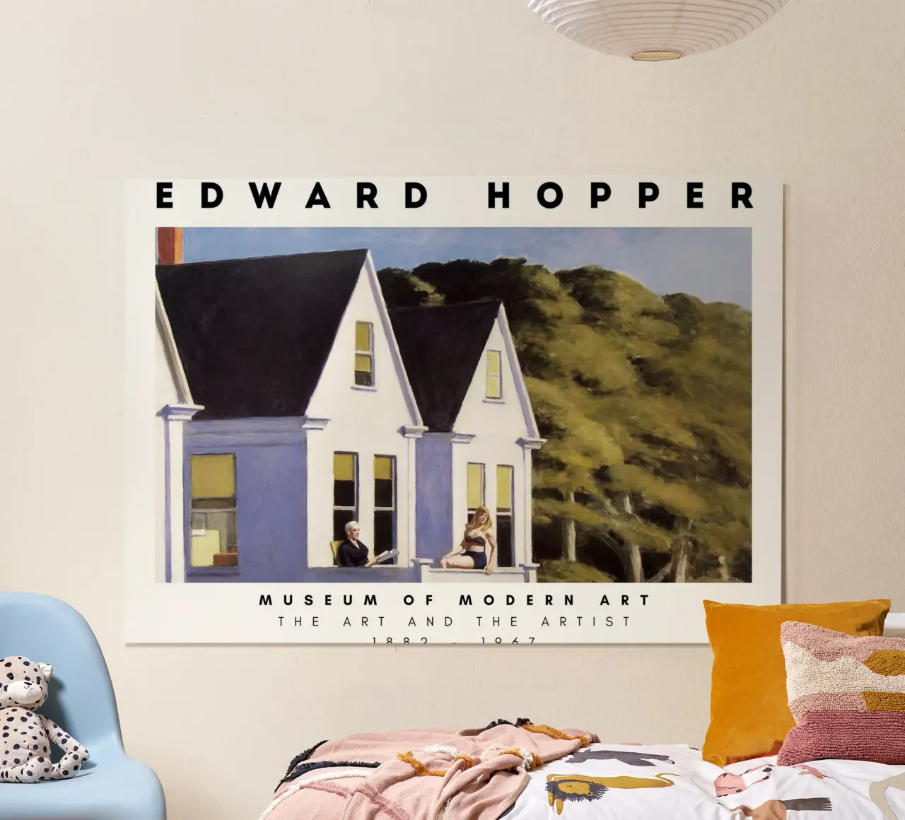 Hopper "Second Story Zonlicht" | Amerikaans Realisme Kunst poster van NorwesClub