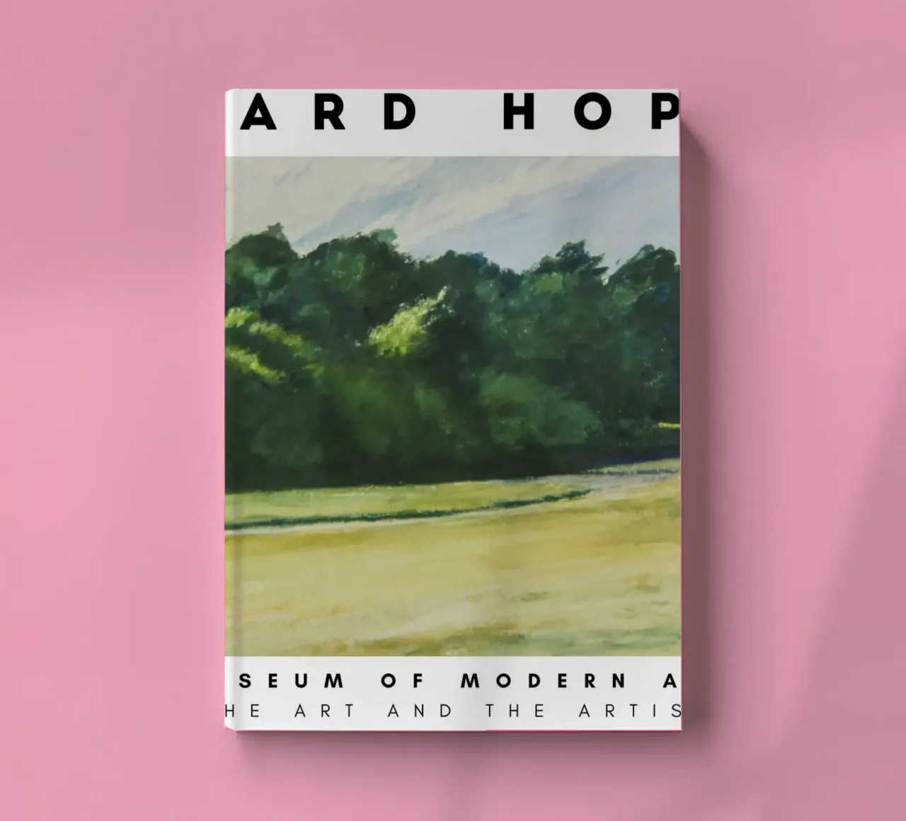 Edward Hopper Mass of Trees - American Realism Print notebook by NorwesClub