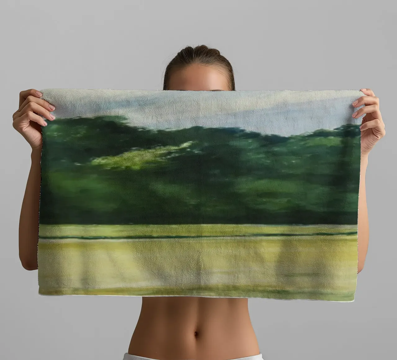 Edward Hopper Mass of Trees - American Realism Print towel by NorwesClub