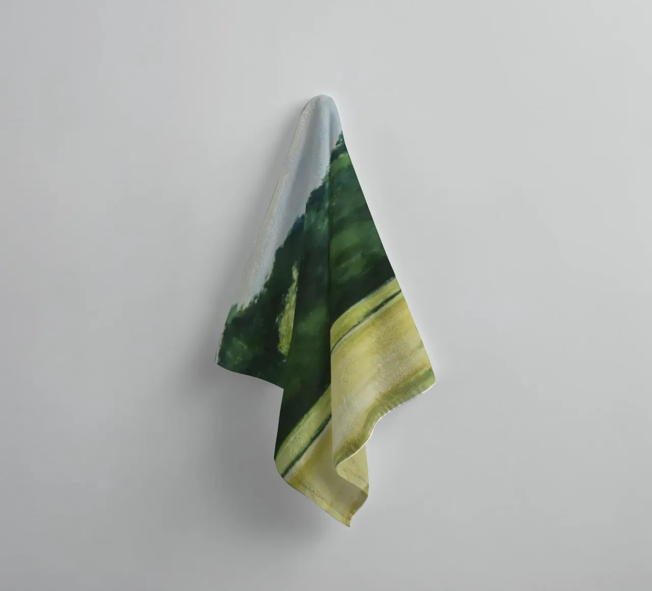 Edward Hopper Mass of Trees - American Realism Print towel by NorwesClub
