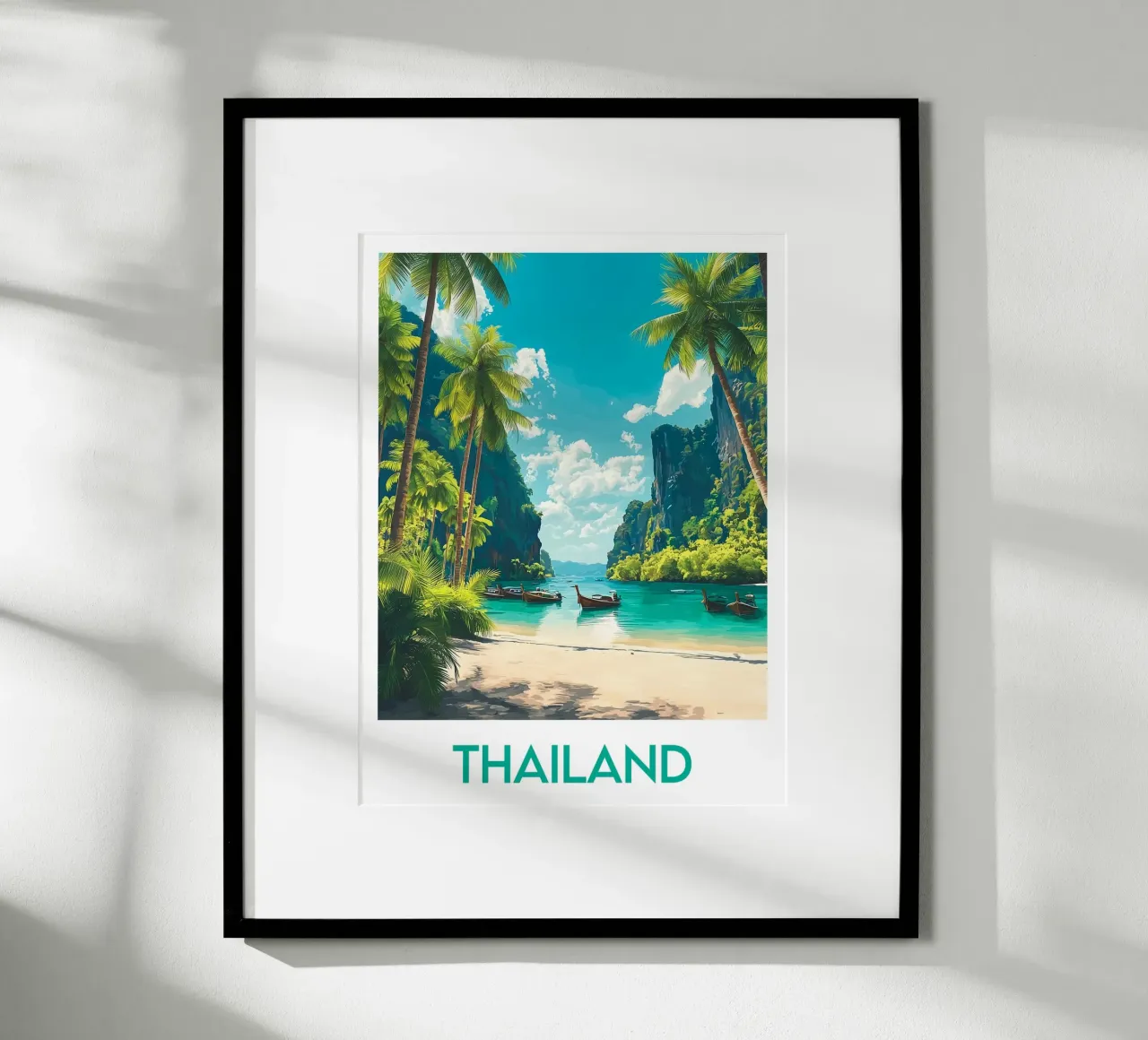 Poster Thailand Poster von Frame the World