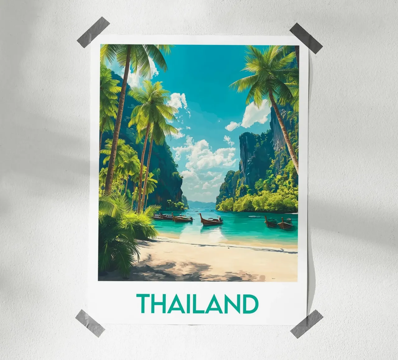 Poster Thailand Poster von Frame the World