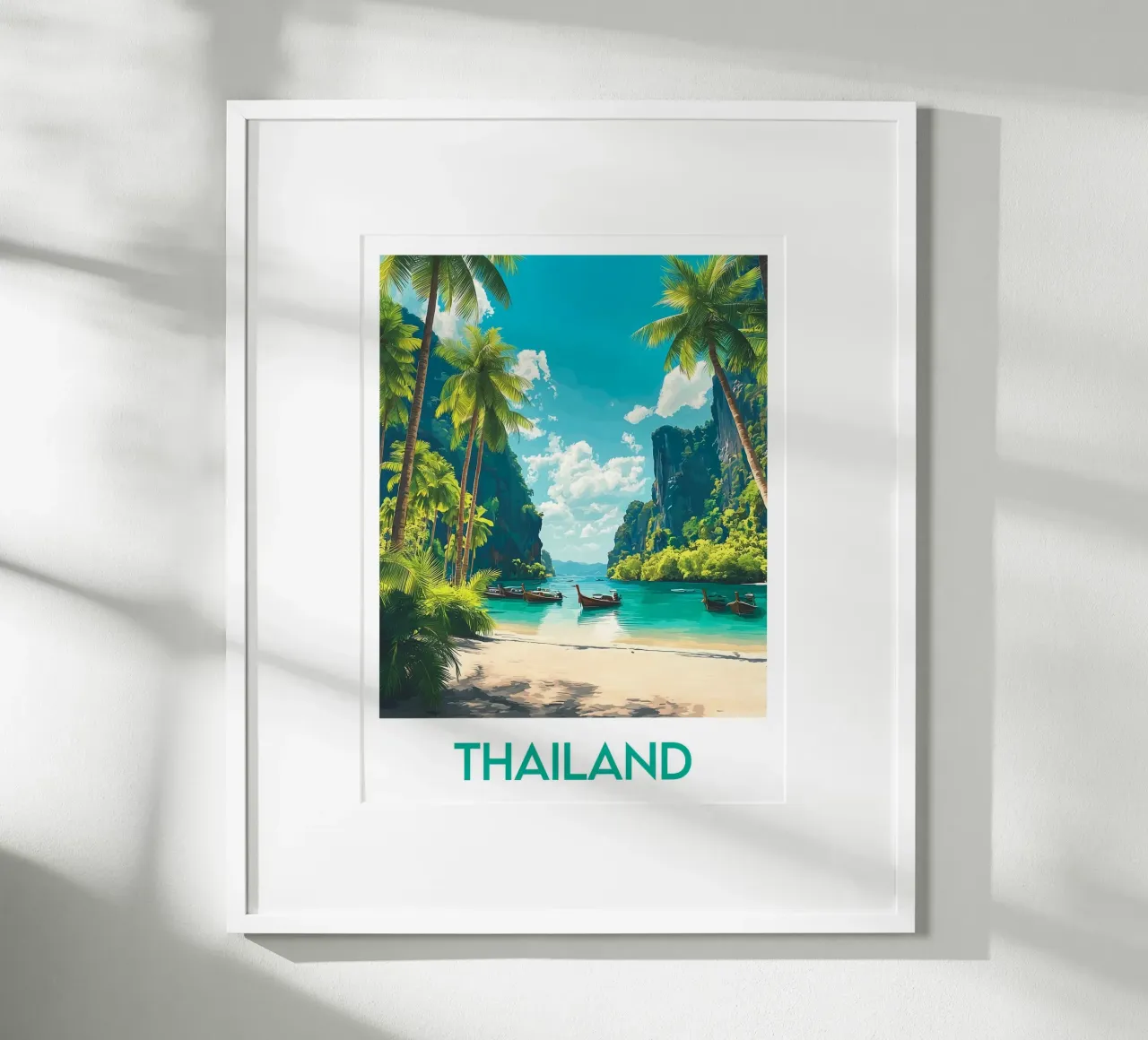 Poster Thailand Poster von Frame the World