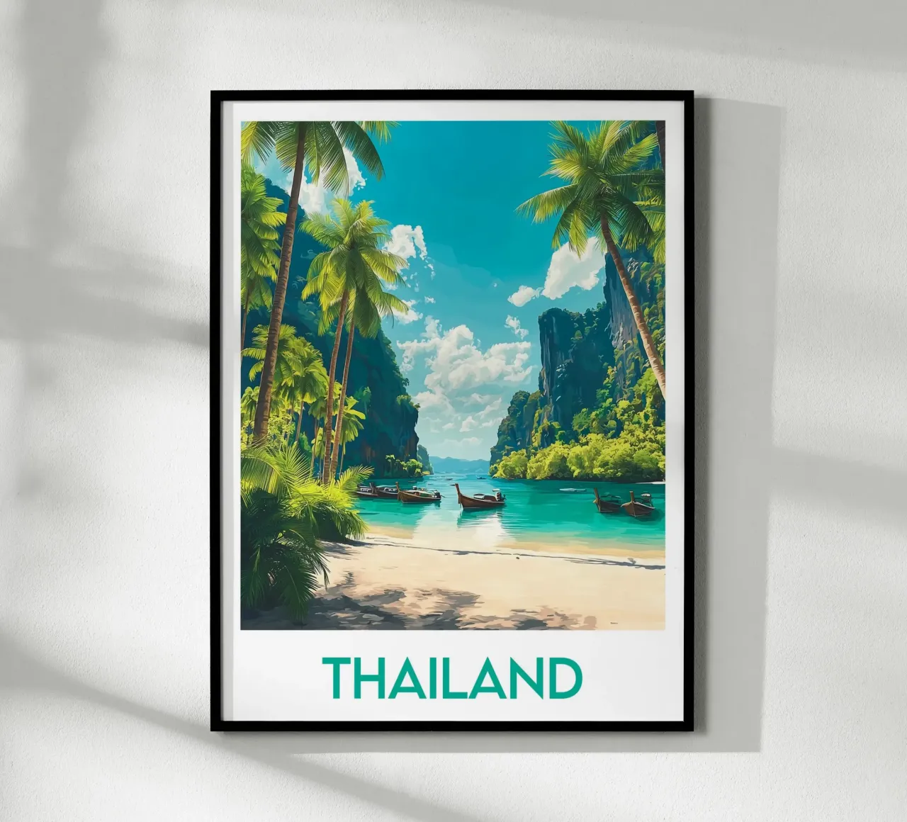 Poster Thailand Poster von Frame the World
