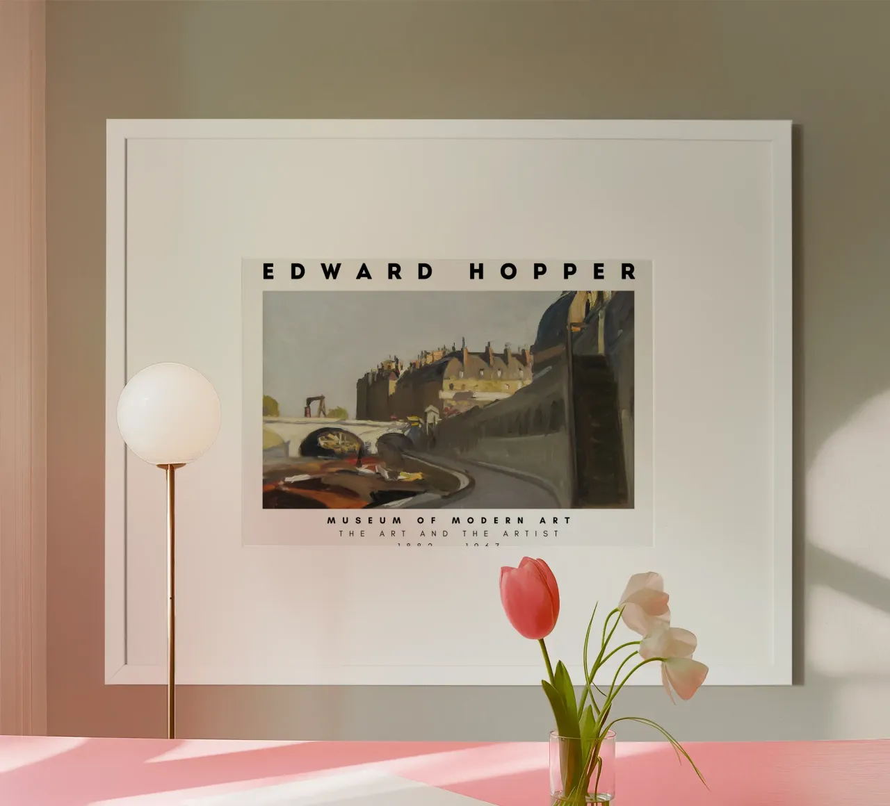 Edward Hopper Le Quai Paris - Realismo americano Prin poster da NorwesClub