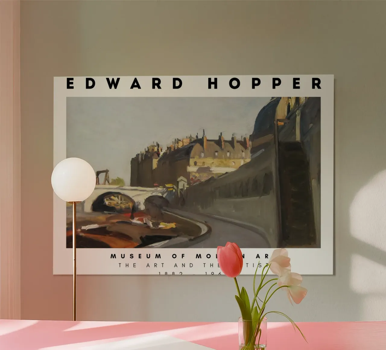 Edward Hopper Le Quai Paris - Realismo americano Prin poster da NorwesClub