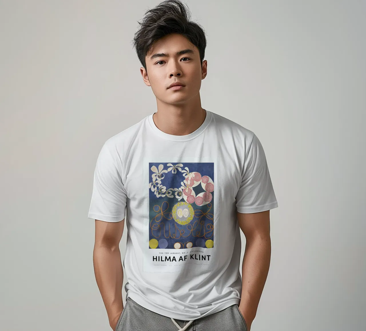 Hilma af Klint - The Ten Largest, No.1 II t-shirt da Vintage by JUNIQE