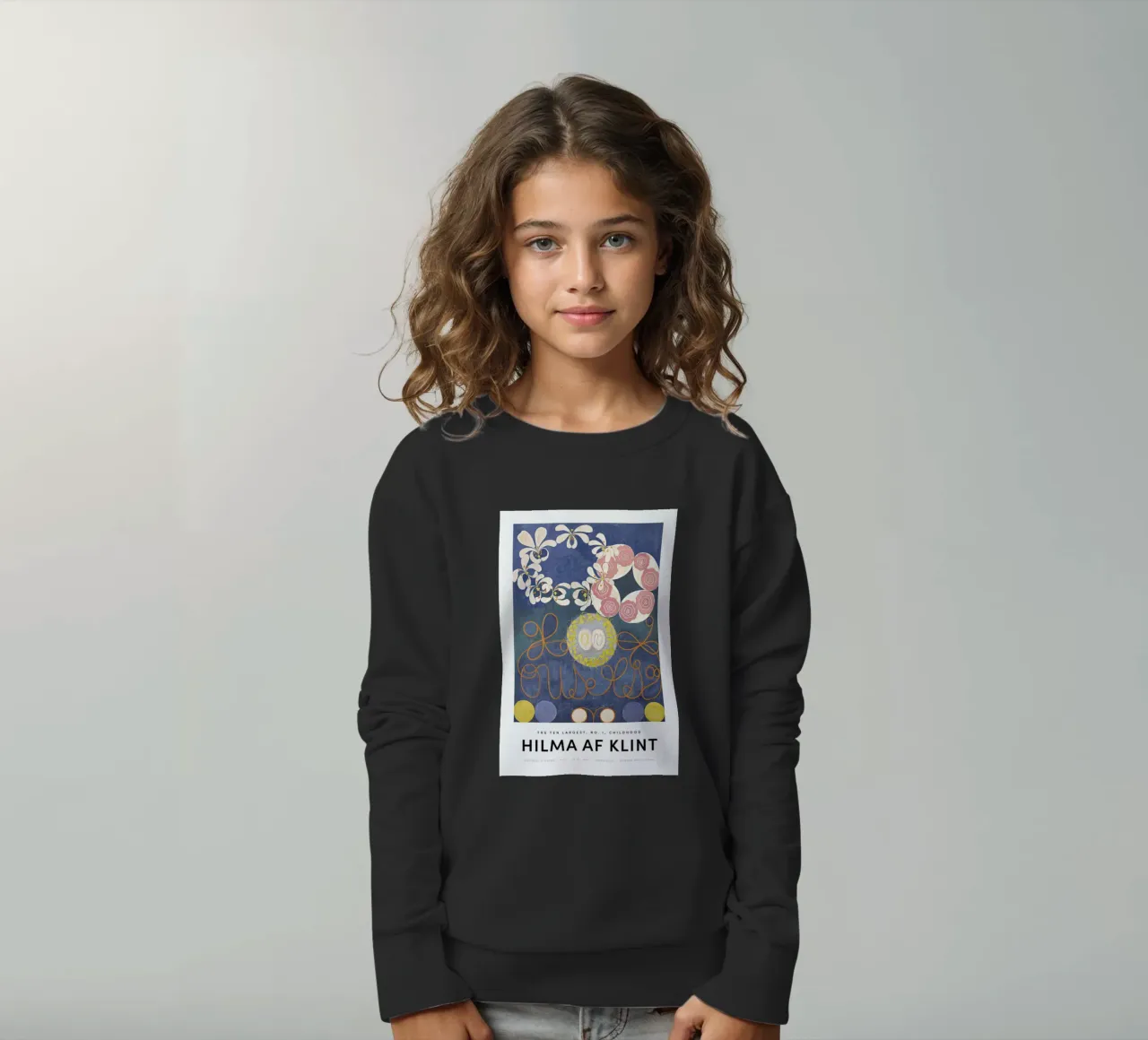Hilma af Klint - The Ten Largest, No.1 II felpa bambino da Vintage by JUNIQE