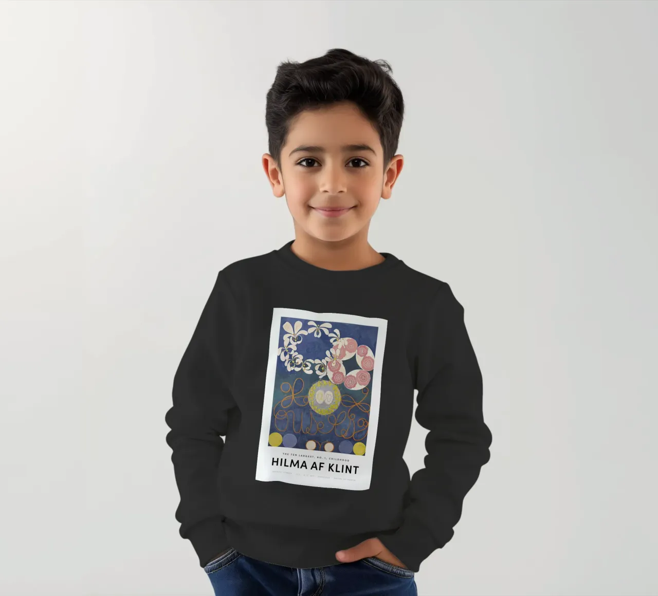 Hilma af Klint - The Ten Largest, No.1 II felpa bambino da Vintage by JUNIQE