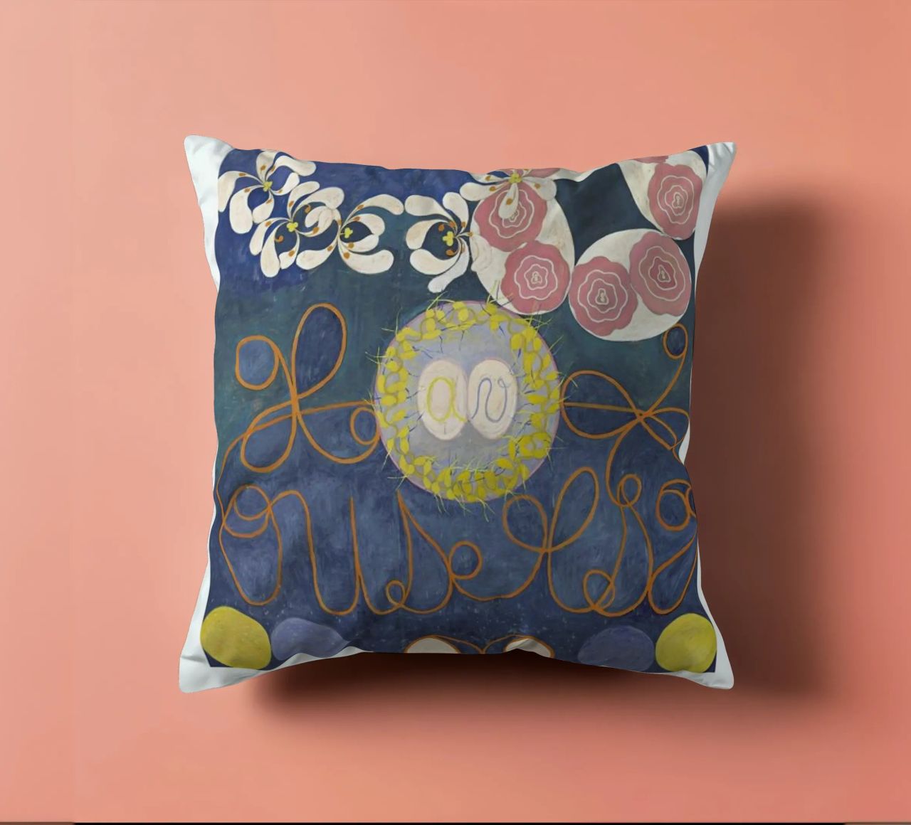 Hilma af Klint - The Ten Largest, No.1 II cuscino da Vintage by JUNIQE