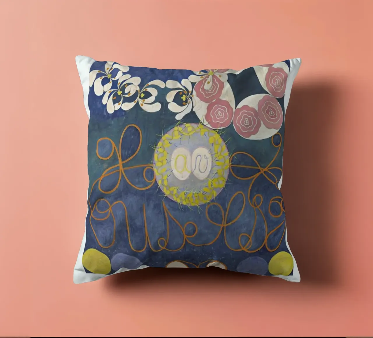 Hilma af Klint - The Ten Largest, No.1 II decorative cushion by Vintage by JUNIQE