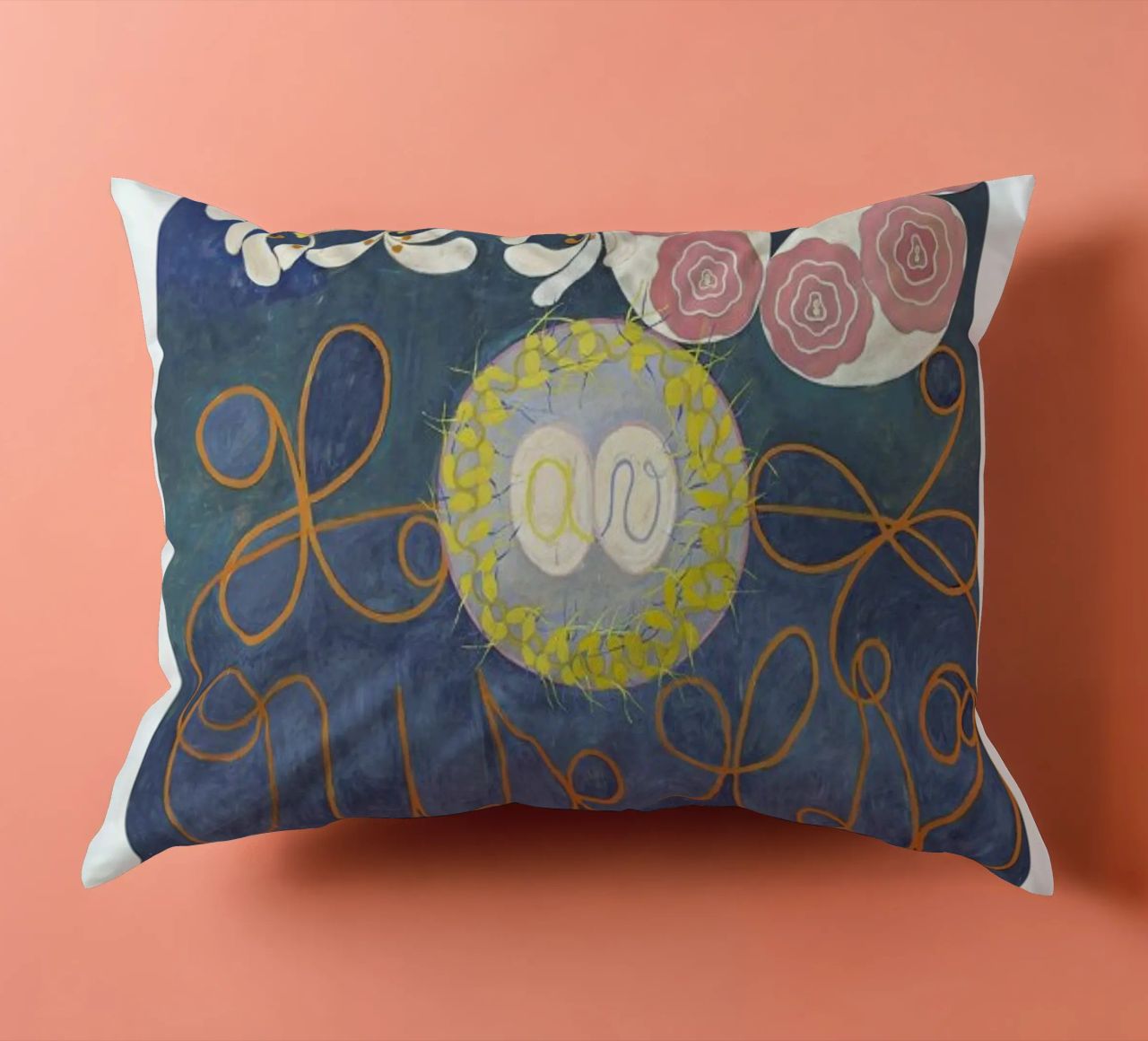 Hilma af Klint - The Ten Largest, No.1 II cuscino da Vintage by JUNIQE