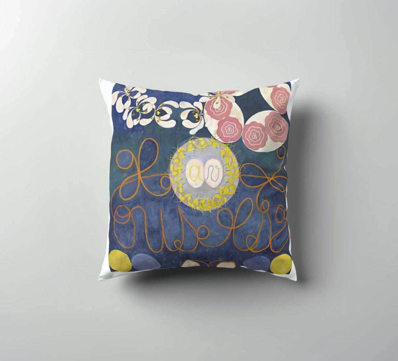 Hilma af Klint - The Ten Largest, No.1 II cuscino da Vintage by JUNIQE