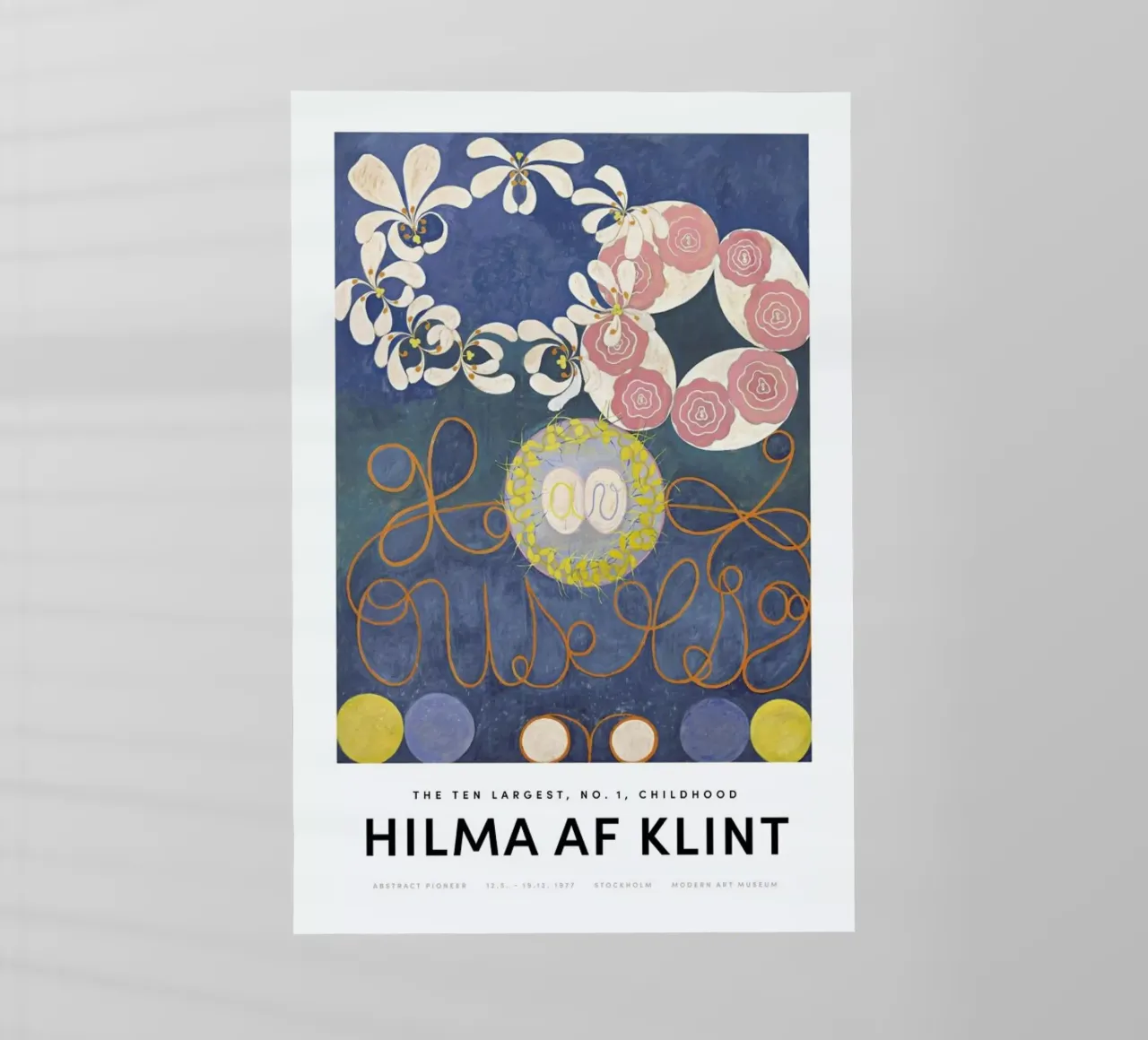 Hilma af Klint - The Ten Largest, No.1 II pellicola backlit da Vintage by JUNIQE