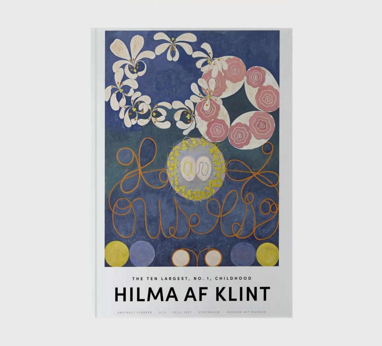 Hilma af Klint - The Ten Largest, No.1 II notebook by Vintage by JUNIQE