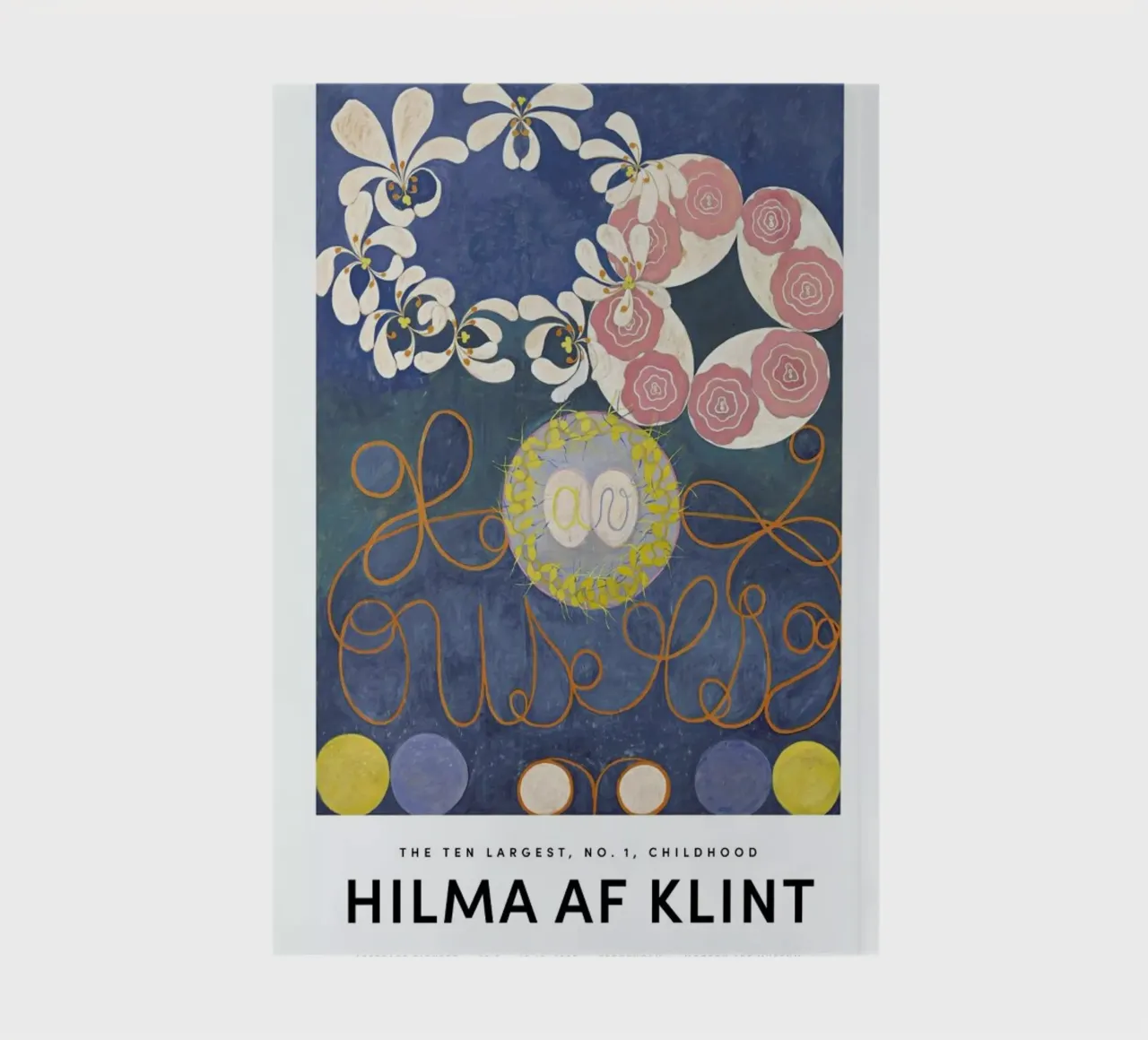Hilma af Klint - The Ten Largest, No.1 II notitieboek van Vintage by JUNIQE