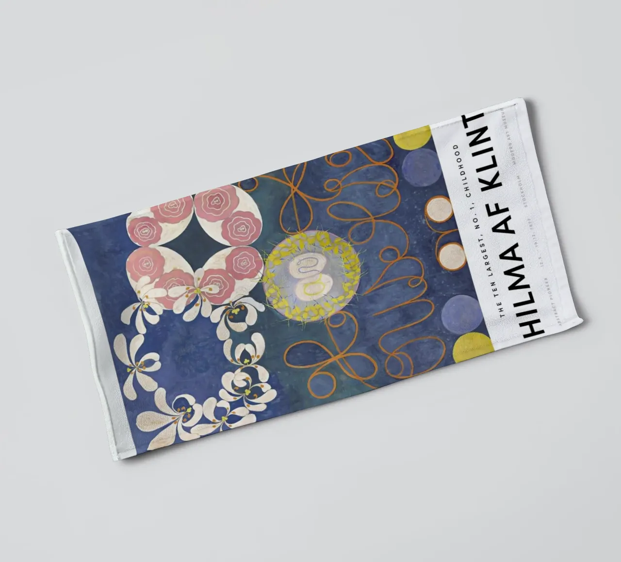 Hilma af Klint - The Ten Largest, No.1 II asciugamano da bagno da Vintage by JUNIQE