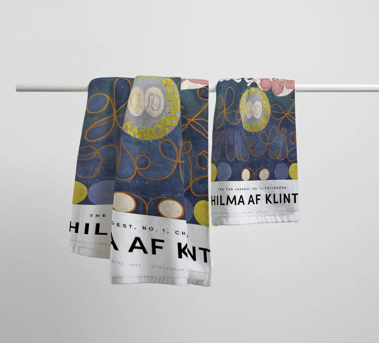 Hilma af Klint - The Ten Largest, No.1 II asciugamano da bagno da Vintage by JUNIQE