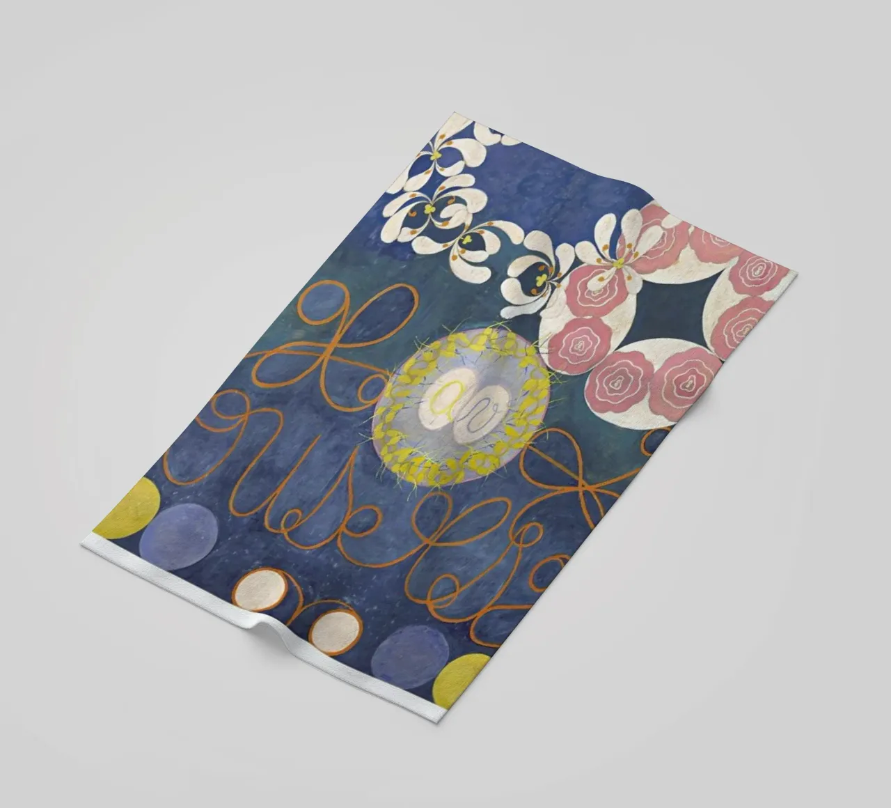 Hilma af Klint - The Ten Largest, No.1 II beach towel by Vintage by JUNIQE