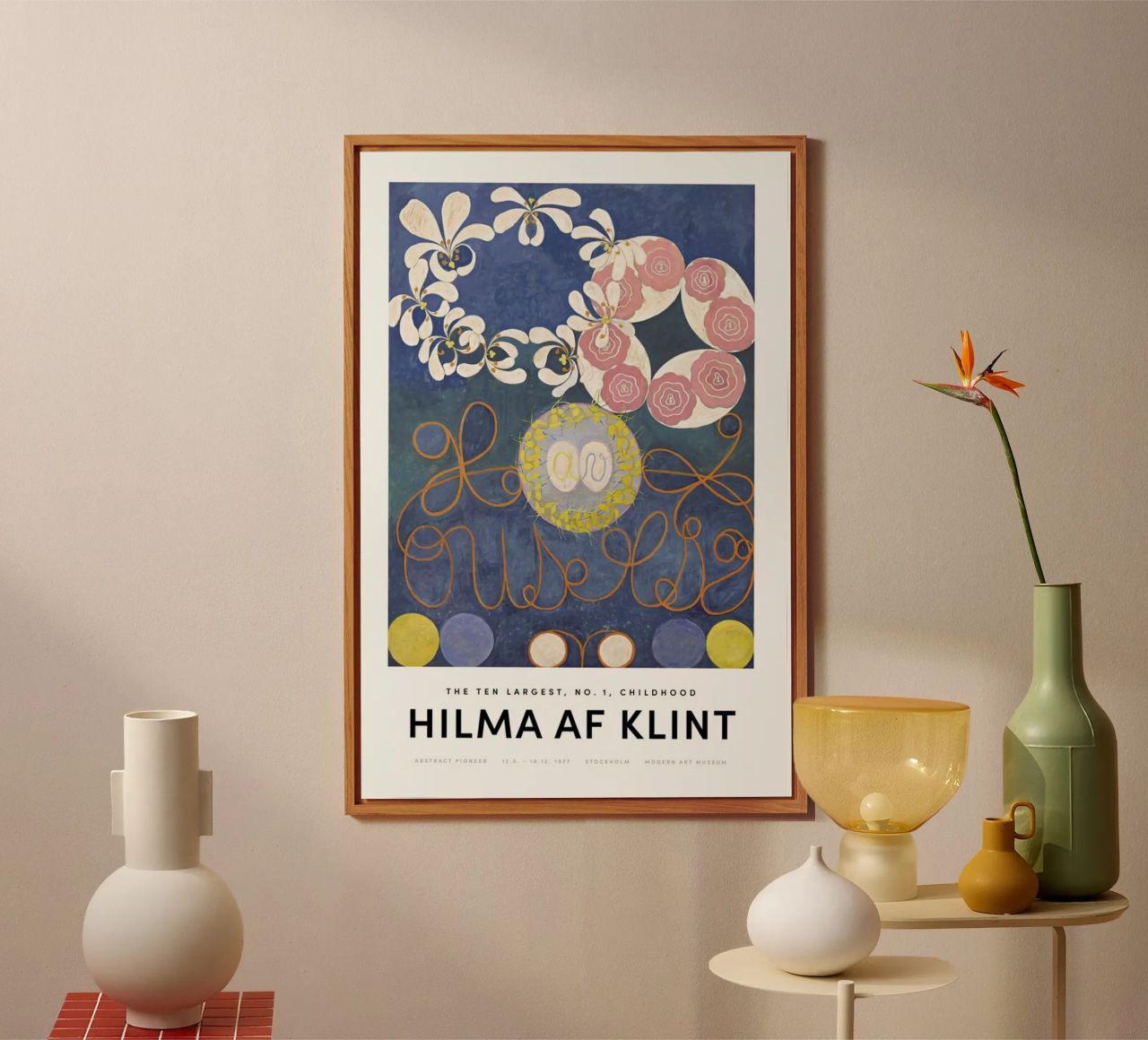 Hilma af Klint - The Ten Largest, No.1 II alluminio dibond da Vintage by JUNIQE