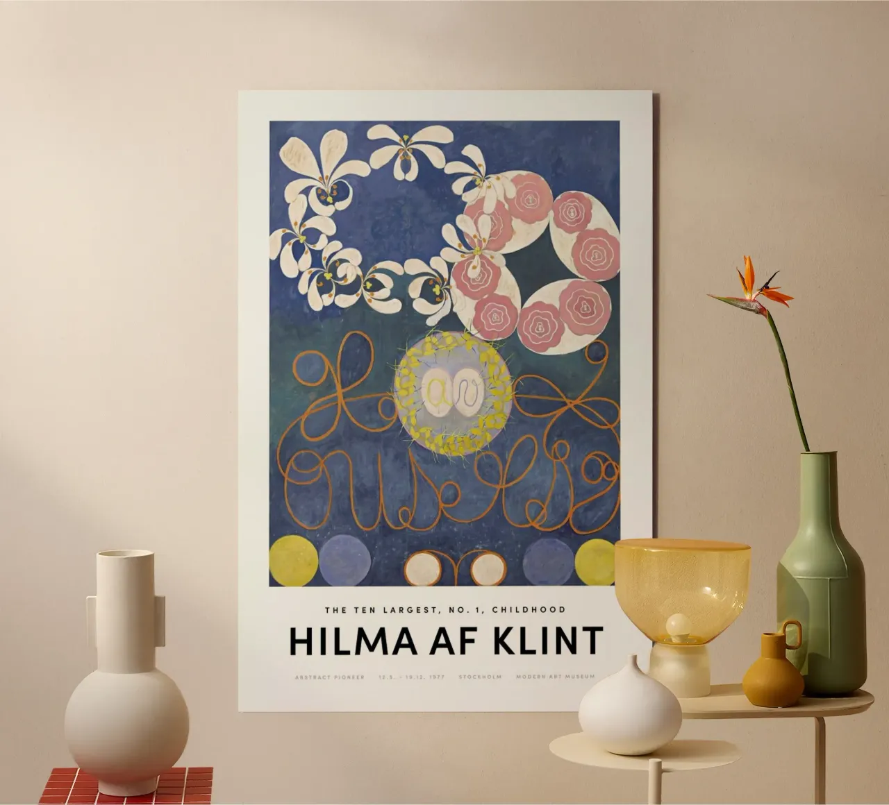 Hilma af Klint - The Ten Largest, No.1 II pannello forex da Vintage by JUNIQE