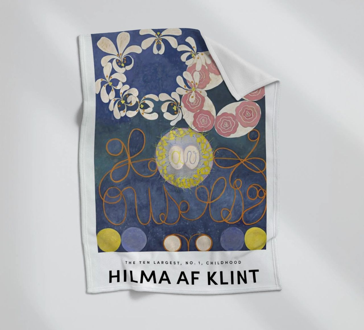 Hilma af Klint - The Ten Largest, No.1 II coperta in pile da Vintage by JUNIQE