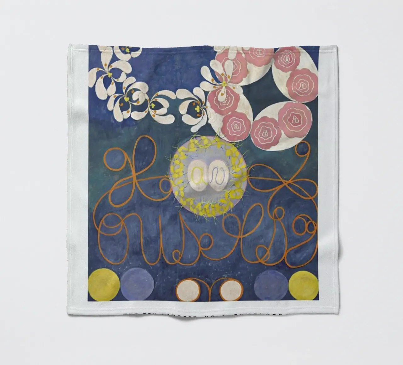 Hilma af Klint - The Ten Largest, No.1 II manta de franela de Vintage by JUNIQE