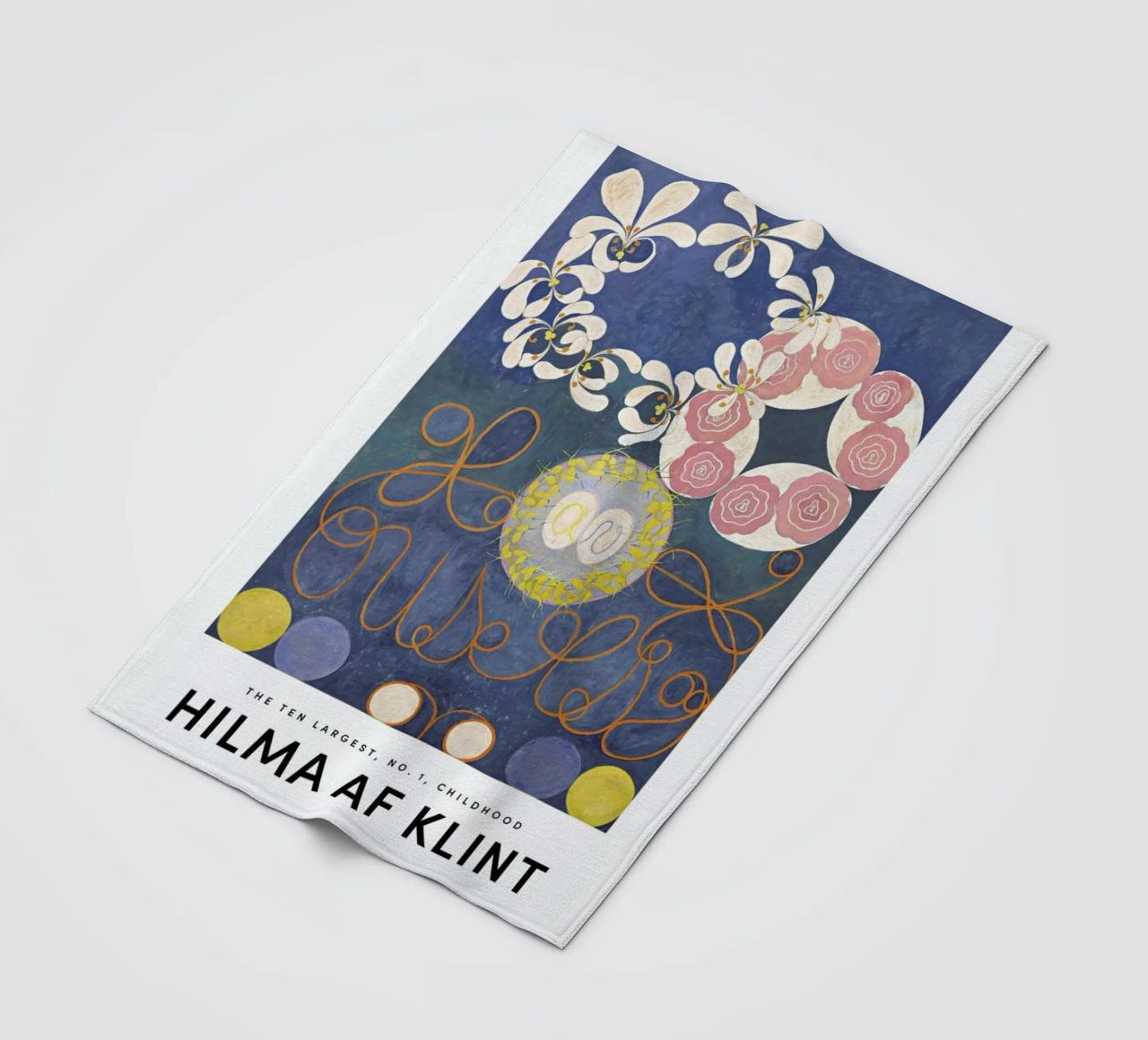 Hilma af Klint - The Ten Largest, No.1 II coperta in pile da Vintage by JUNIQE