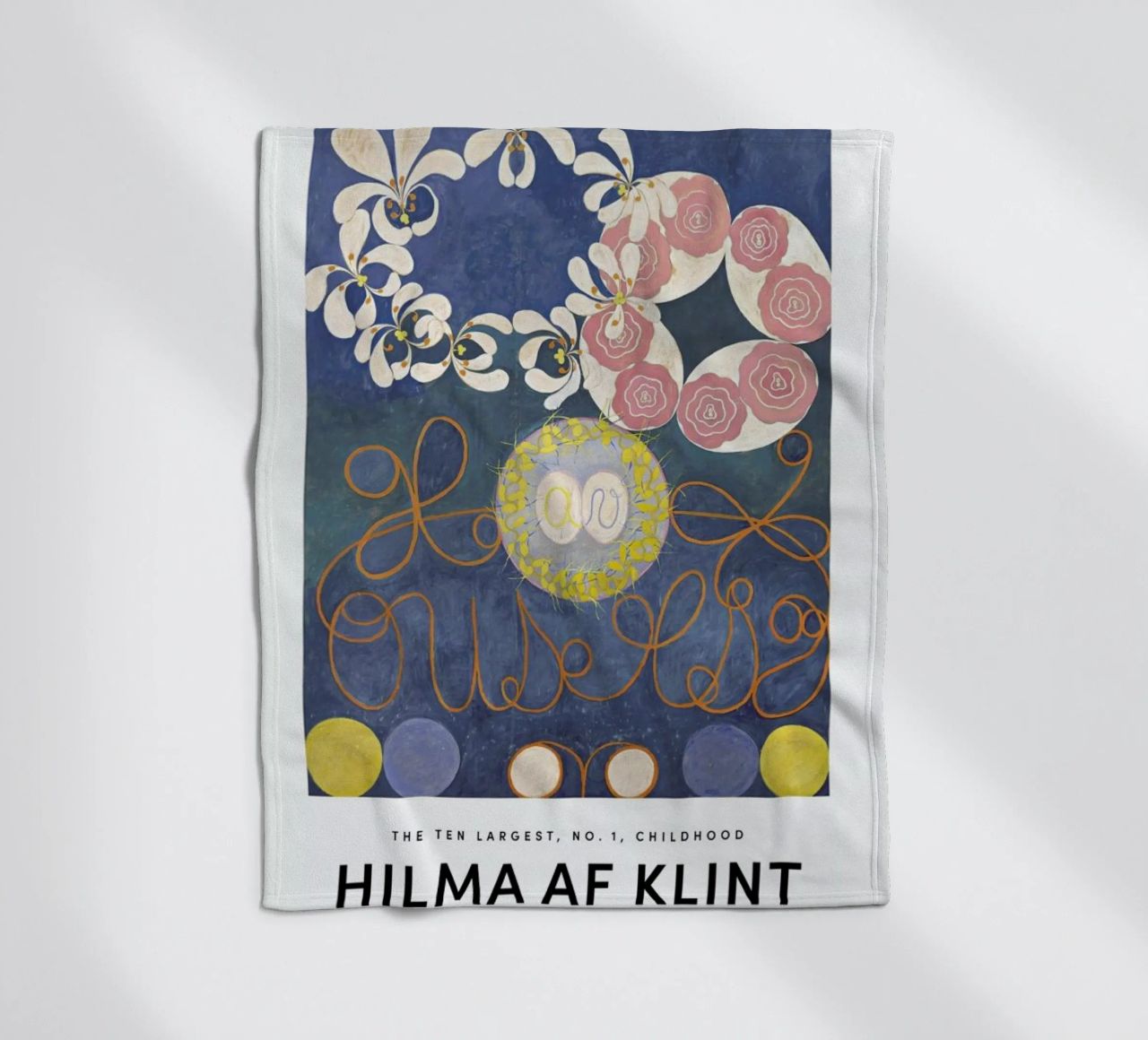 Hilma af Klint - The Ten Largest, No.1 II coperta in pile da Vintage by JUNIQE