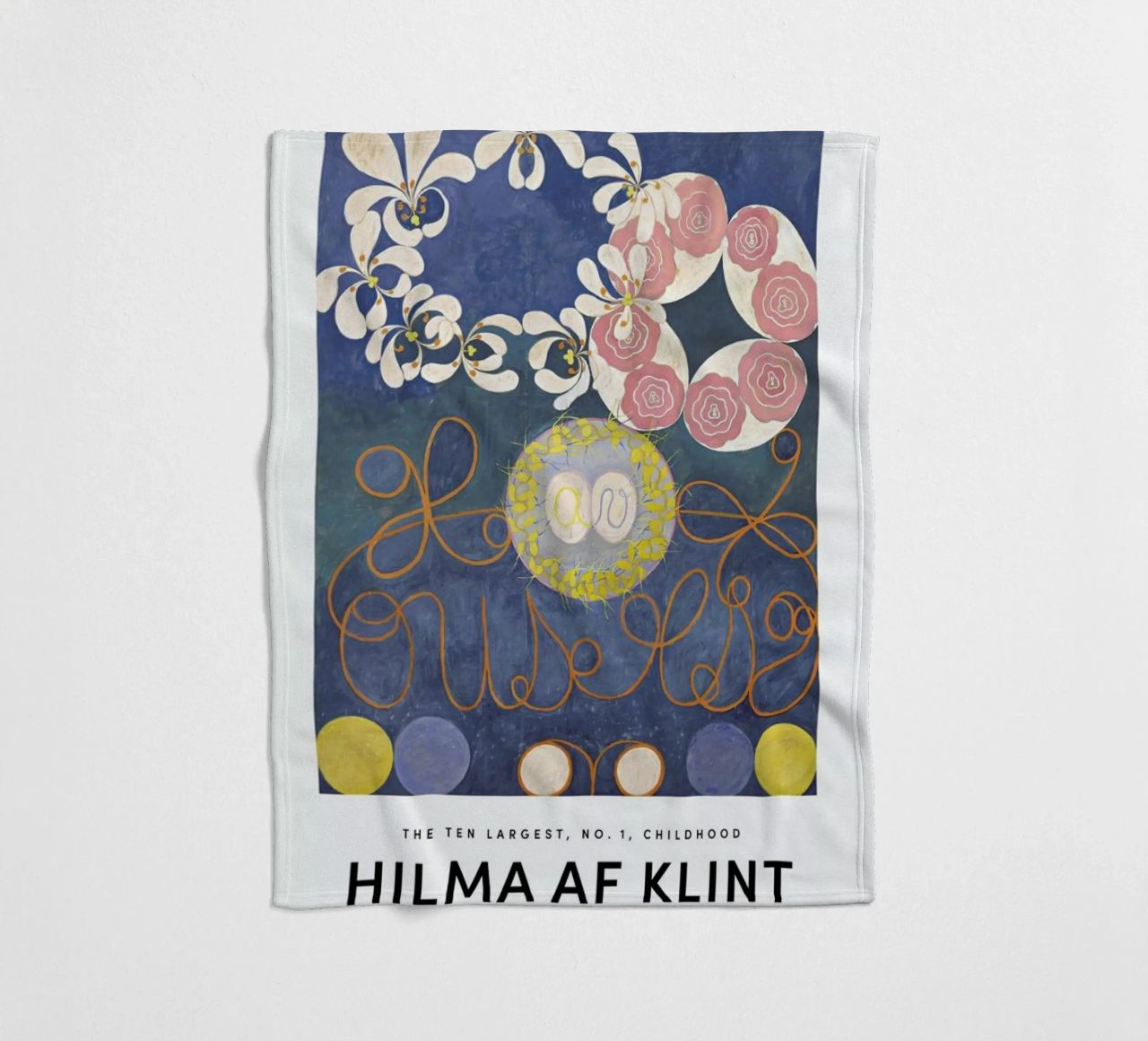Hilma af Klint - The Ten Largest, No.1 II coperta in pile da Vintage by JUNIQE
