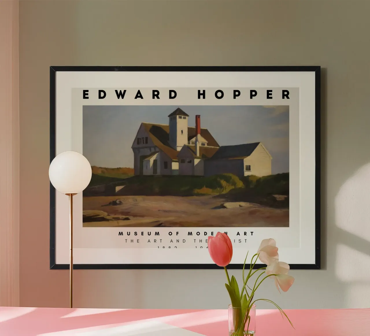 Edward Hopper Station des garde-côtes - Réalisme américain poster de NorwesClub