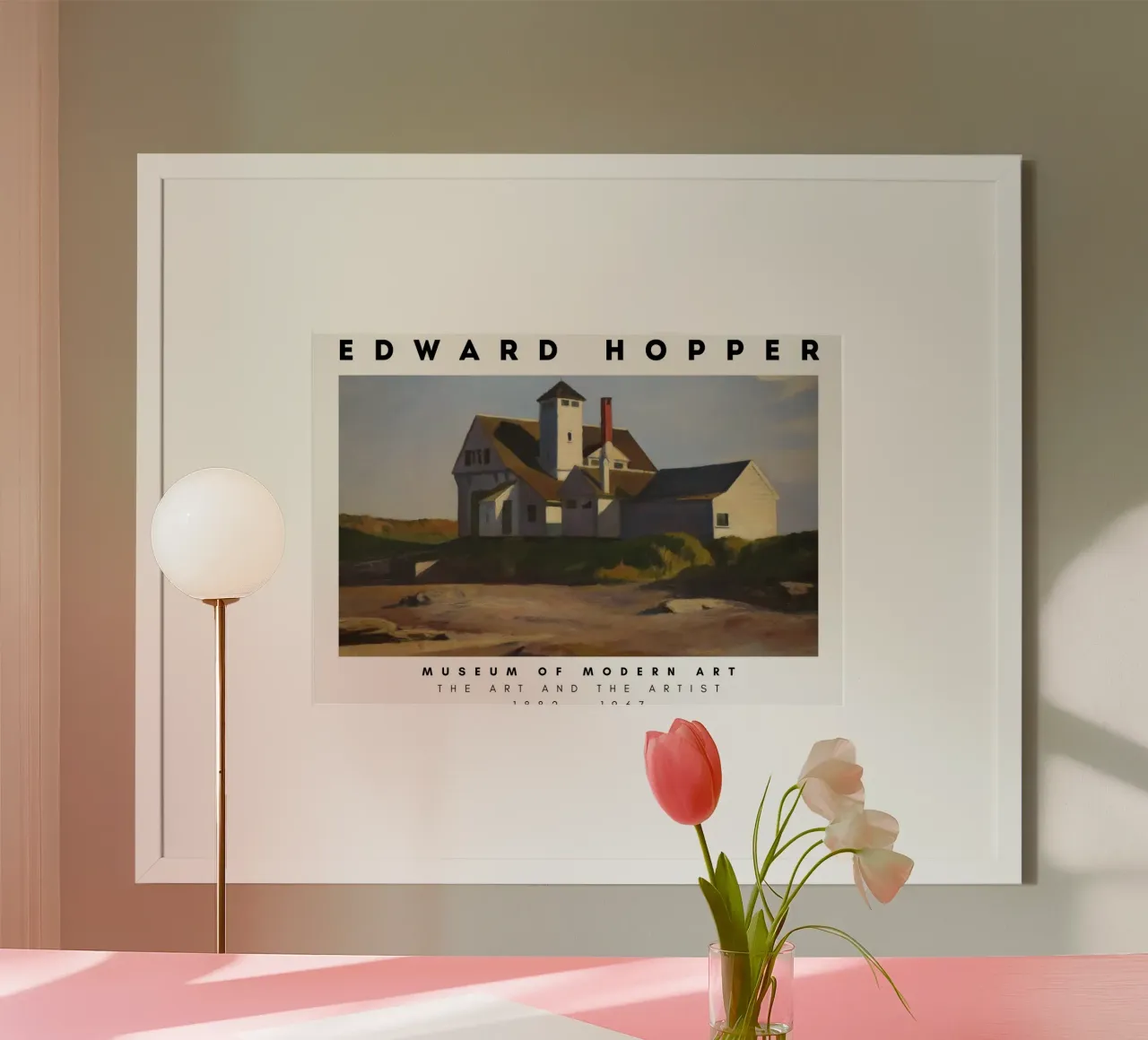 Edward Hopper Station des garde-côtes - Réalisme américain poster de NorwesClub