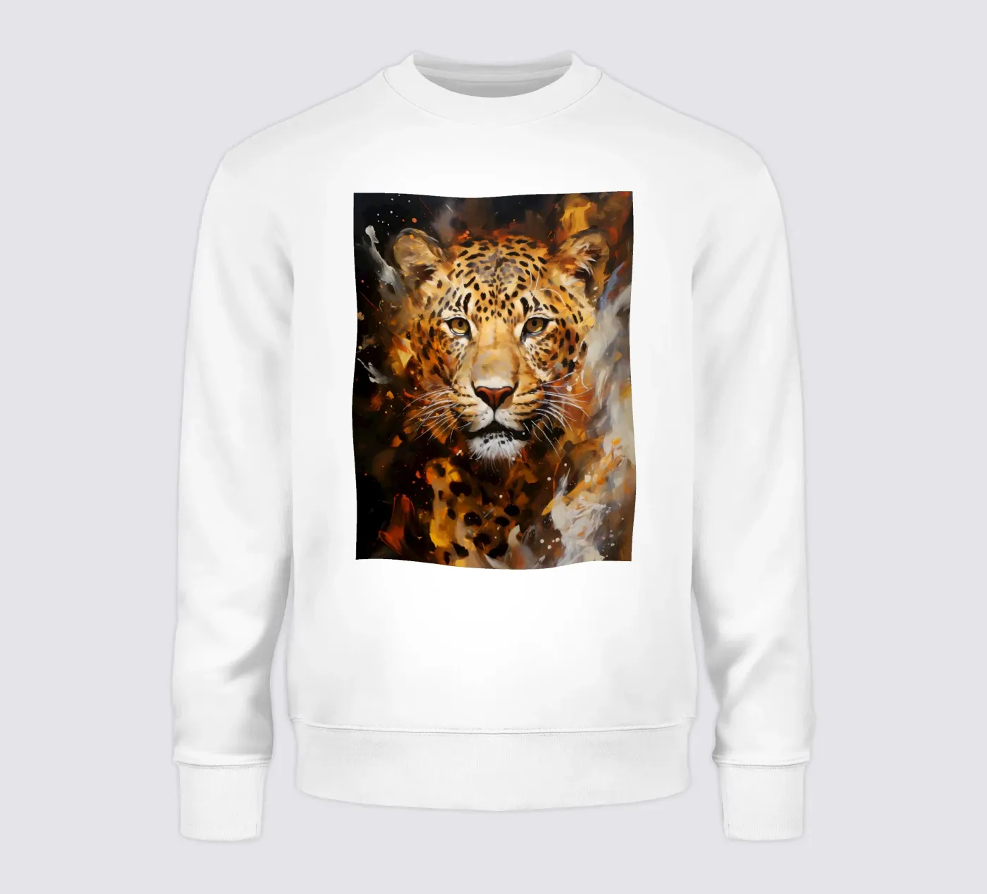 Leopard Abstract felpa da Mateo
