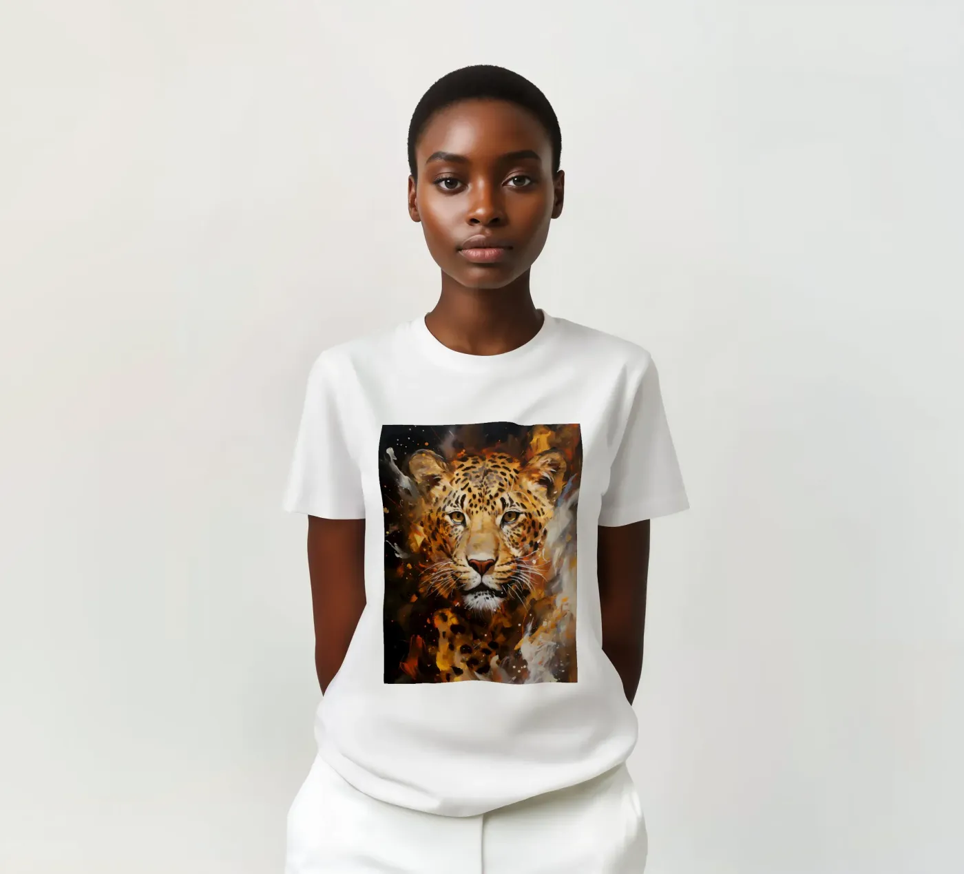 Leopard Abstract t-shirt da Mateo