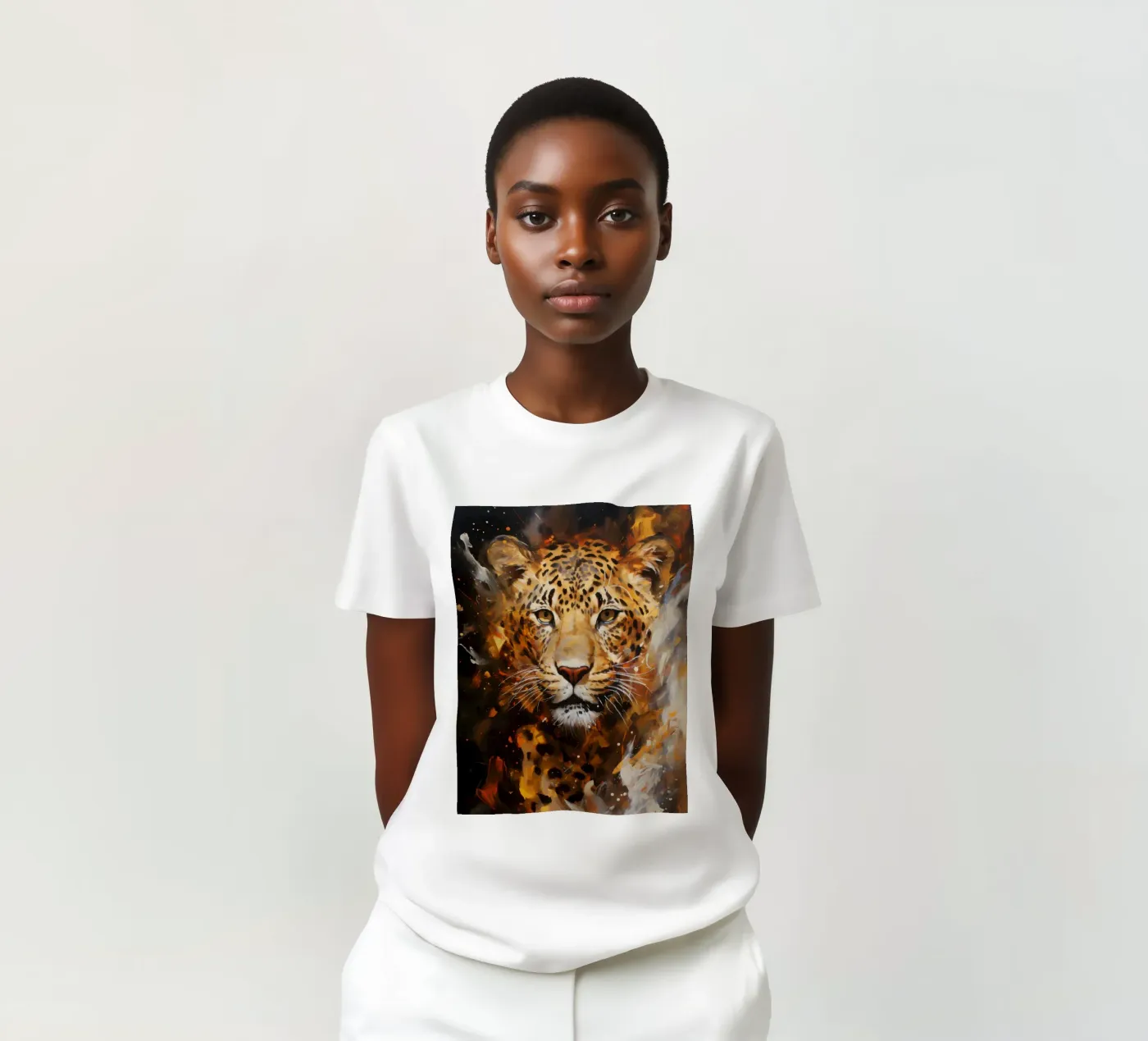 Leopard Abstract t-shirt da Mateo