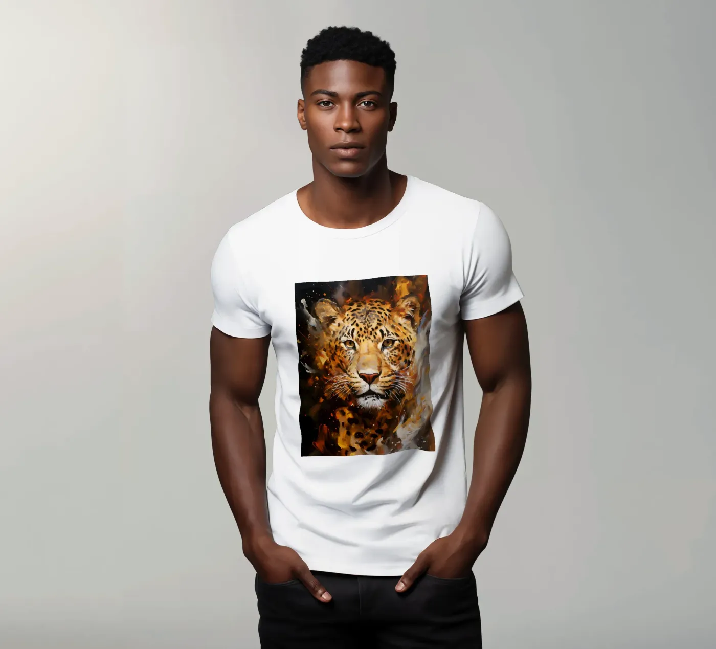 Leopard Abstract t-shirt da Mateo
